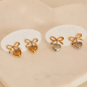 Romance Coquette Heart Earrings