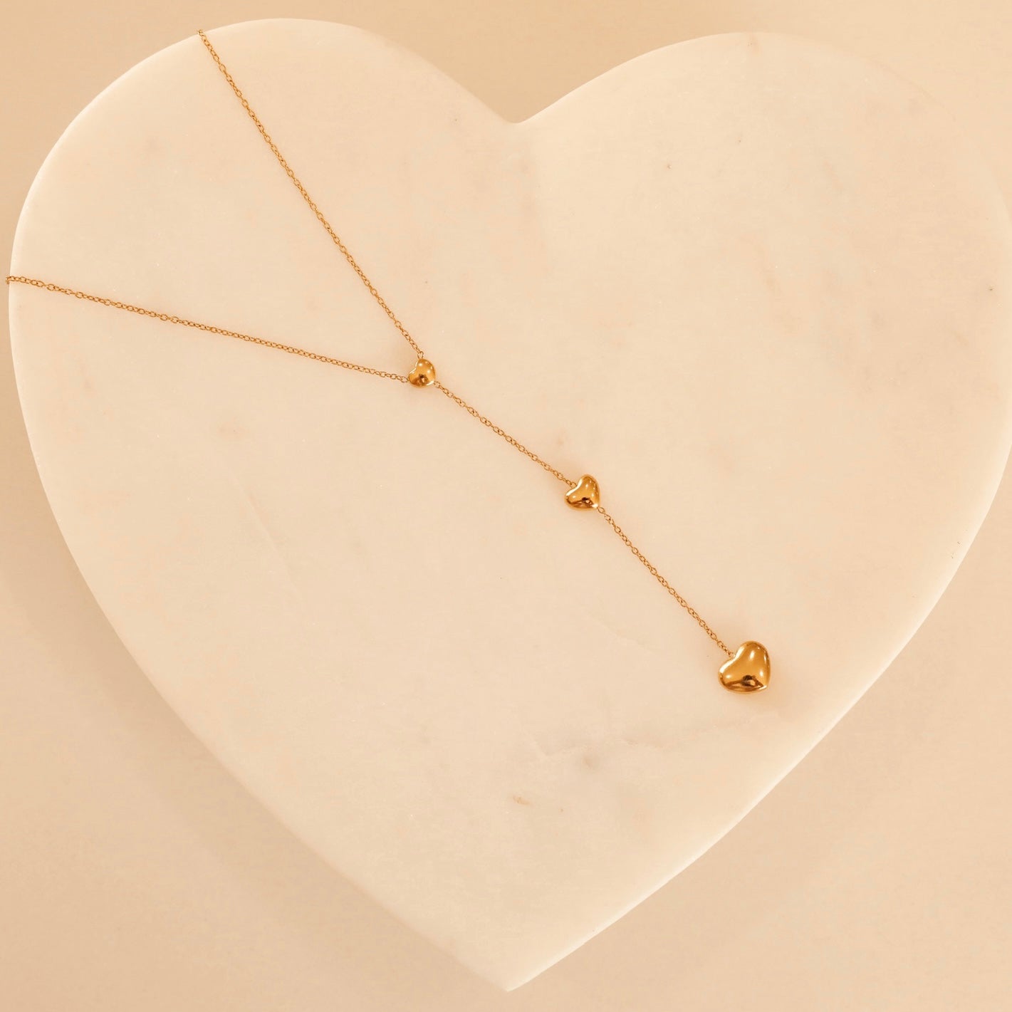 Fall In Love Heart Drop Necklace