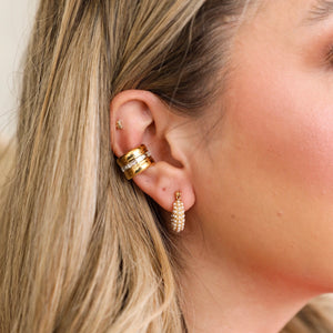 Holiday Cheer CZ Chunky Ear Cuff